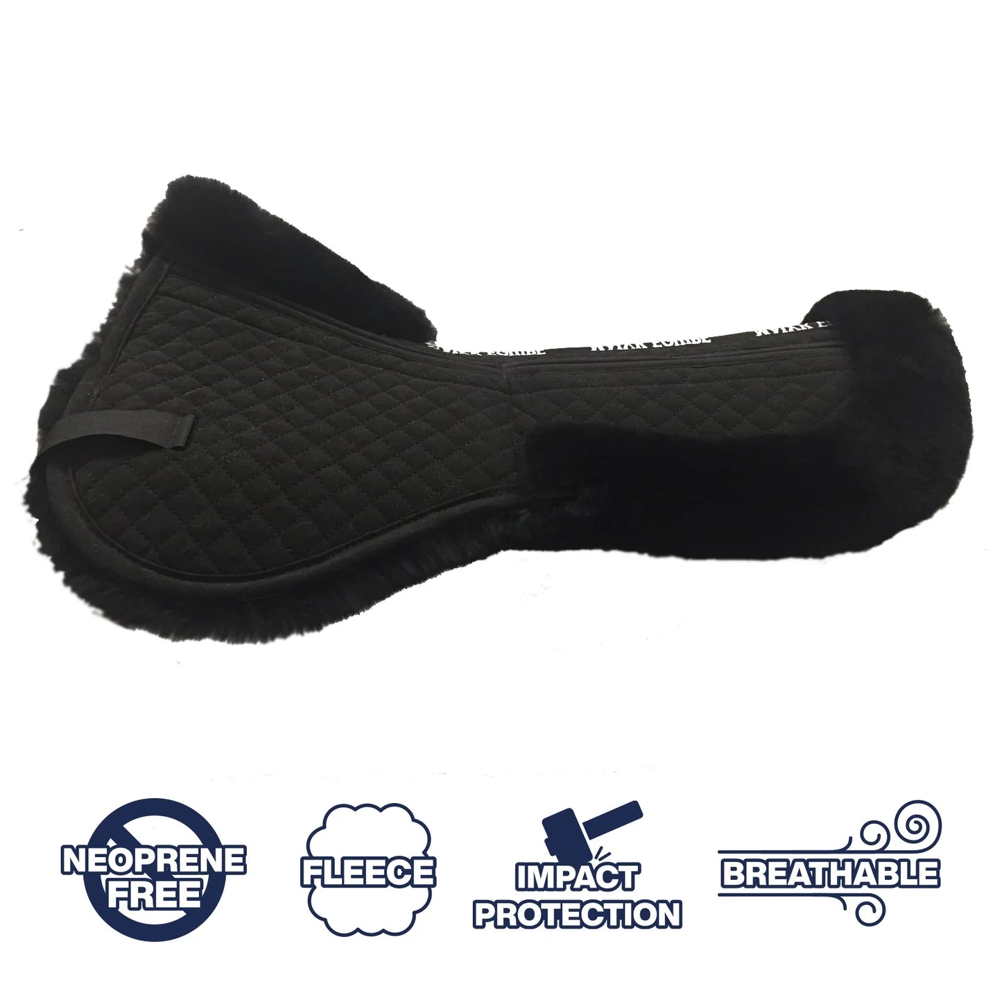 Majyk Equipe - Ergonomics Full Fleece Correction Half Pad with Impact Protection Shims
