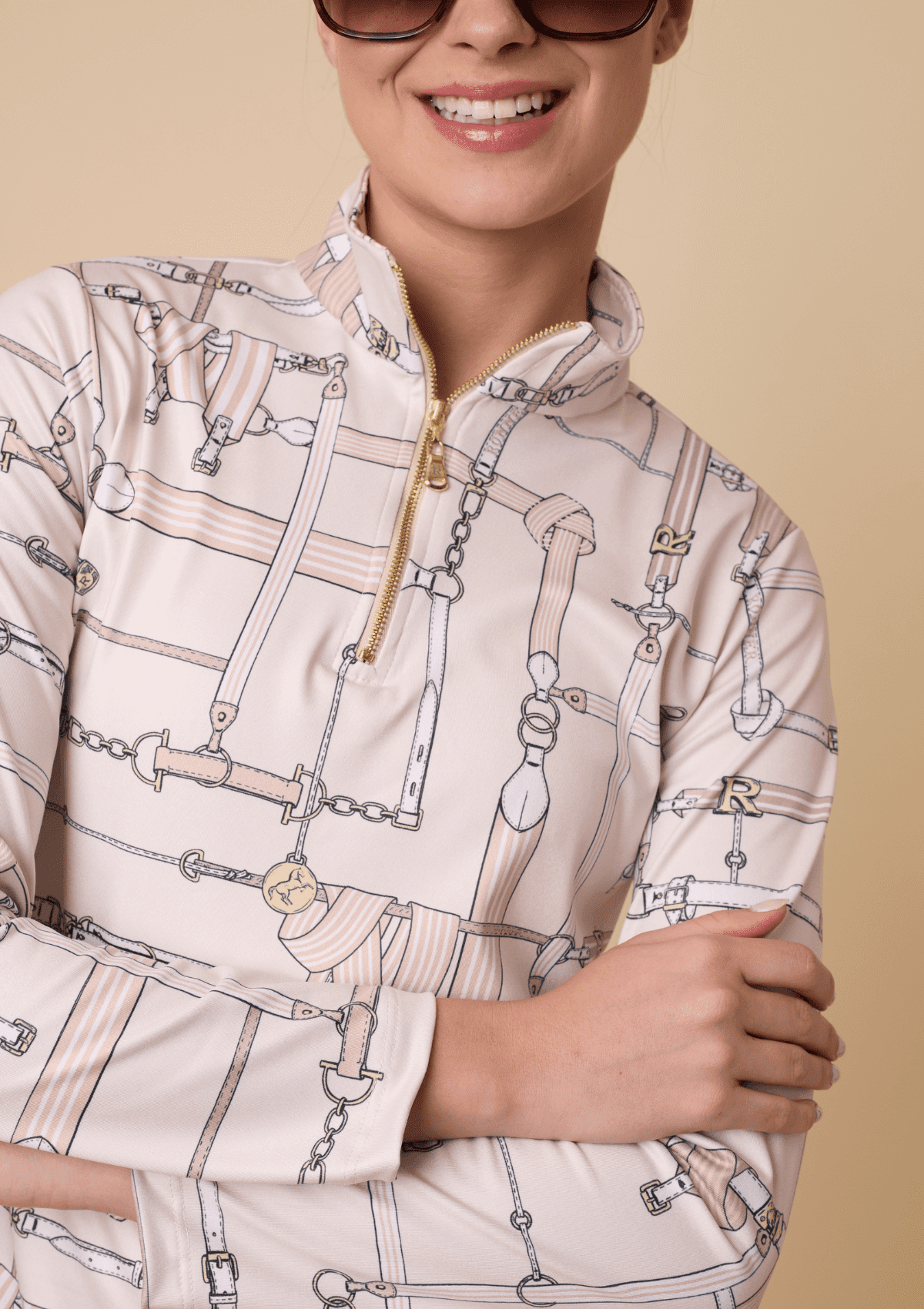 Rönner | Harmony Midlayer – Jubilea Print - Blush – Long Sleeve