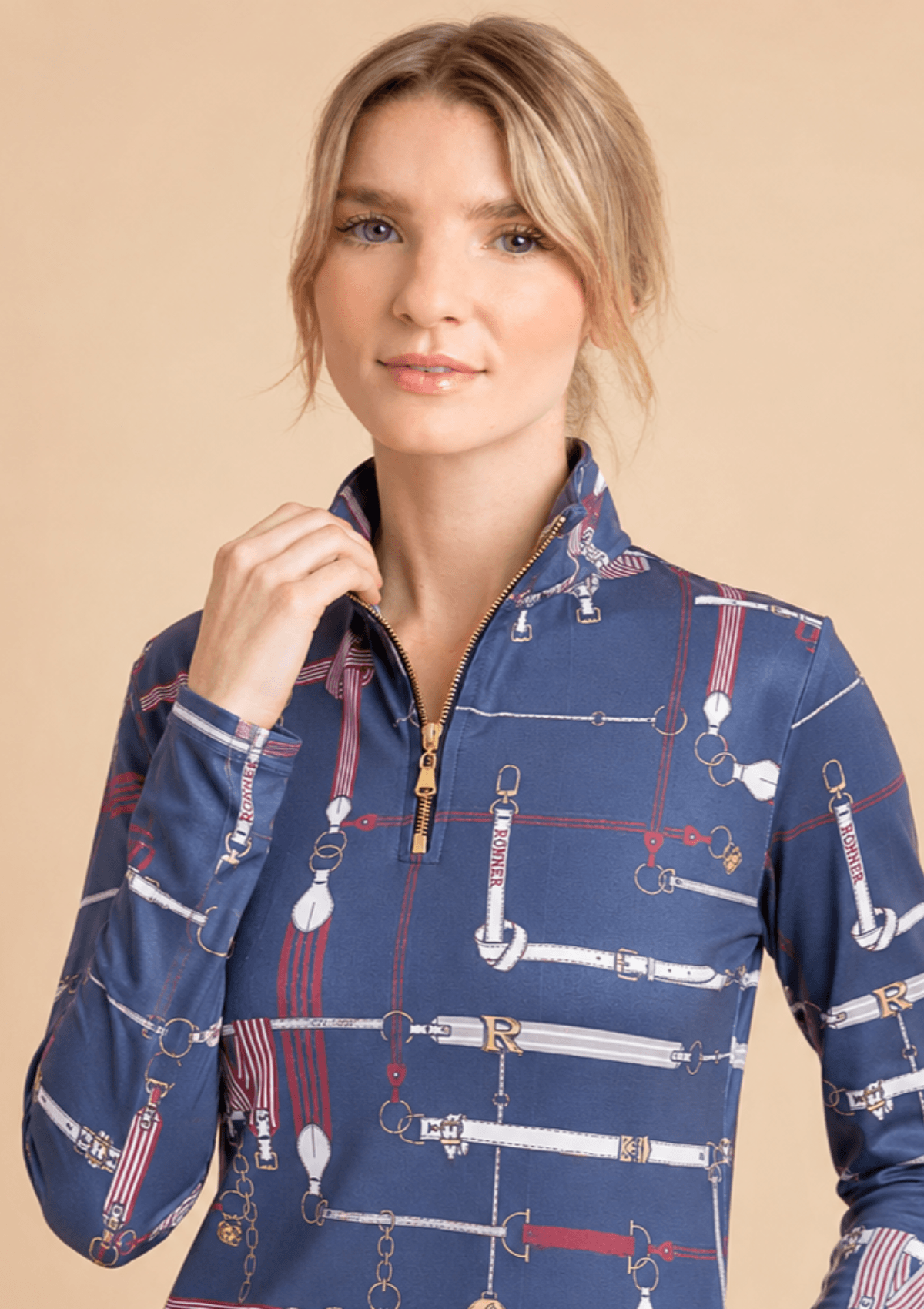 Rönner | Harmony Midlayer – Jubilea Print - Blush – Long Sleeve