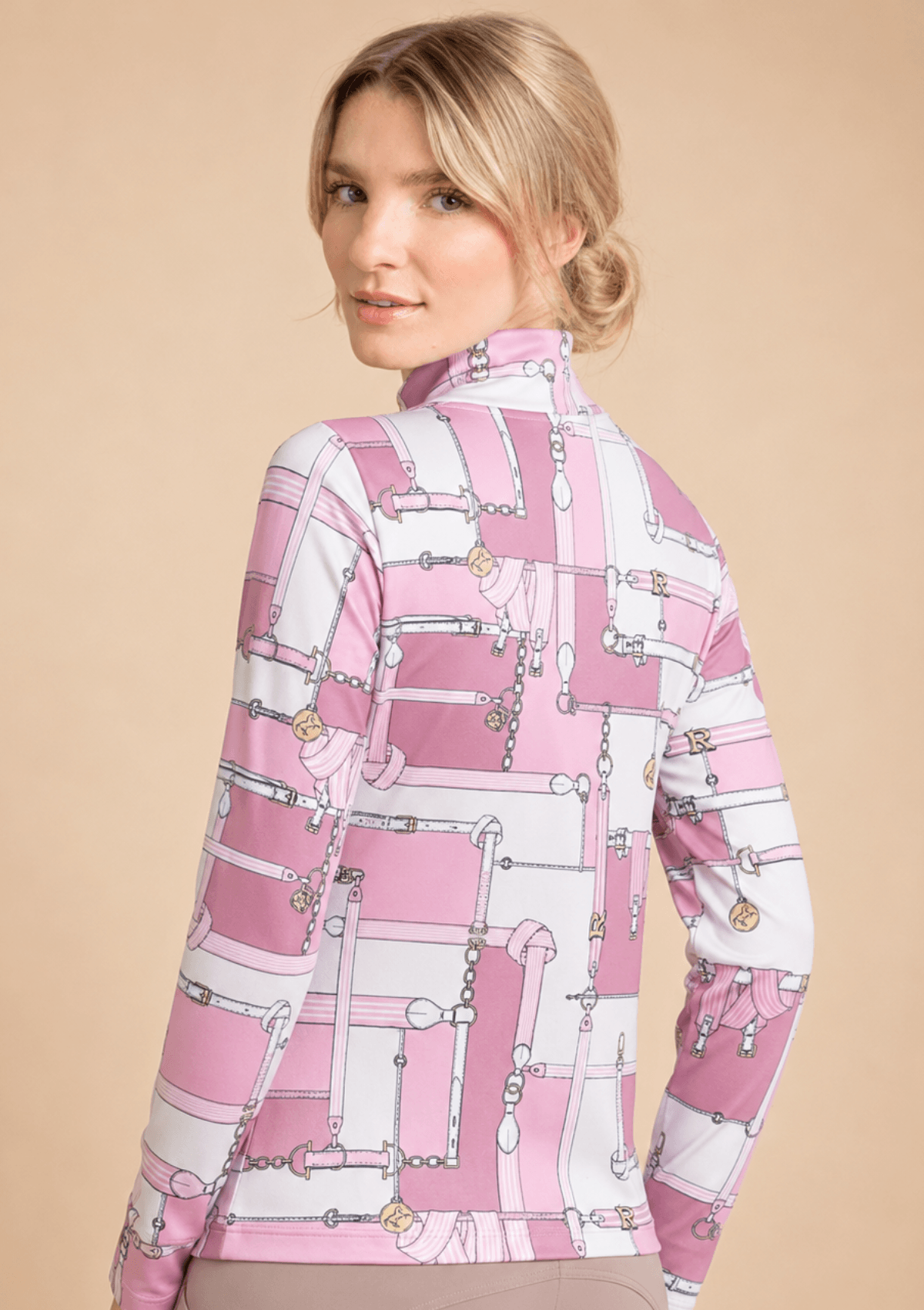 Rönner | Harmony Midlayer – Jubilea Print - Blush – Long Sleeve
