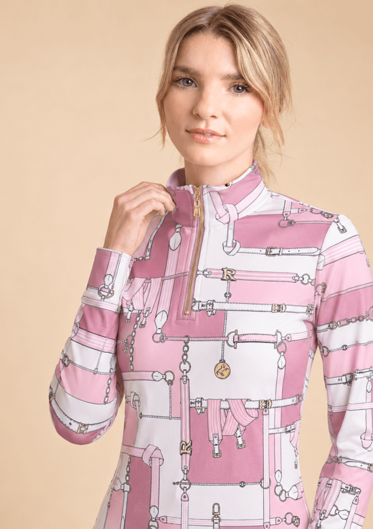 Rönner | Harmony Midlayer – Jubilea Print - Blush – Long Sleeve