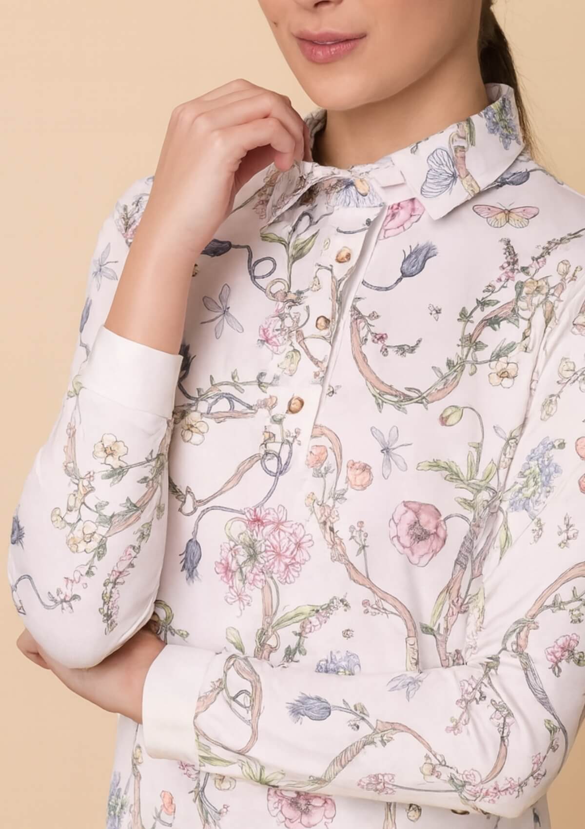 Rönner | Herbaria Equestrian Polo-Shirt | Long Sleeve | Cream