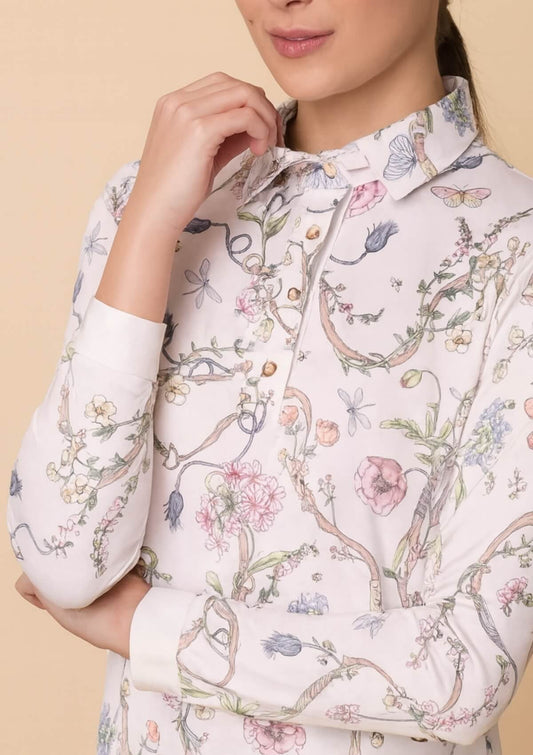 Rönner | Herbaria Equestrian Polo-Shirt | Long Sleeve | Cream