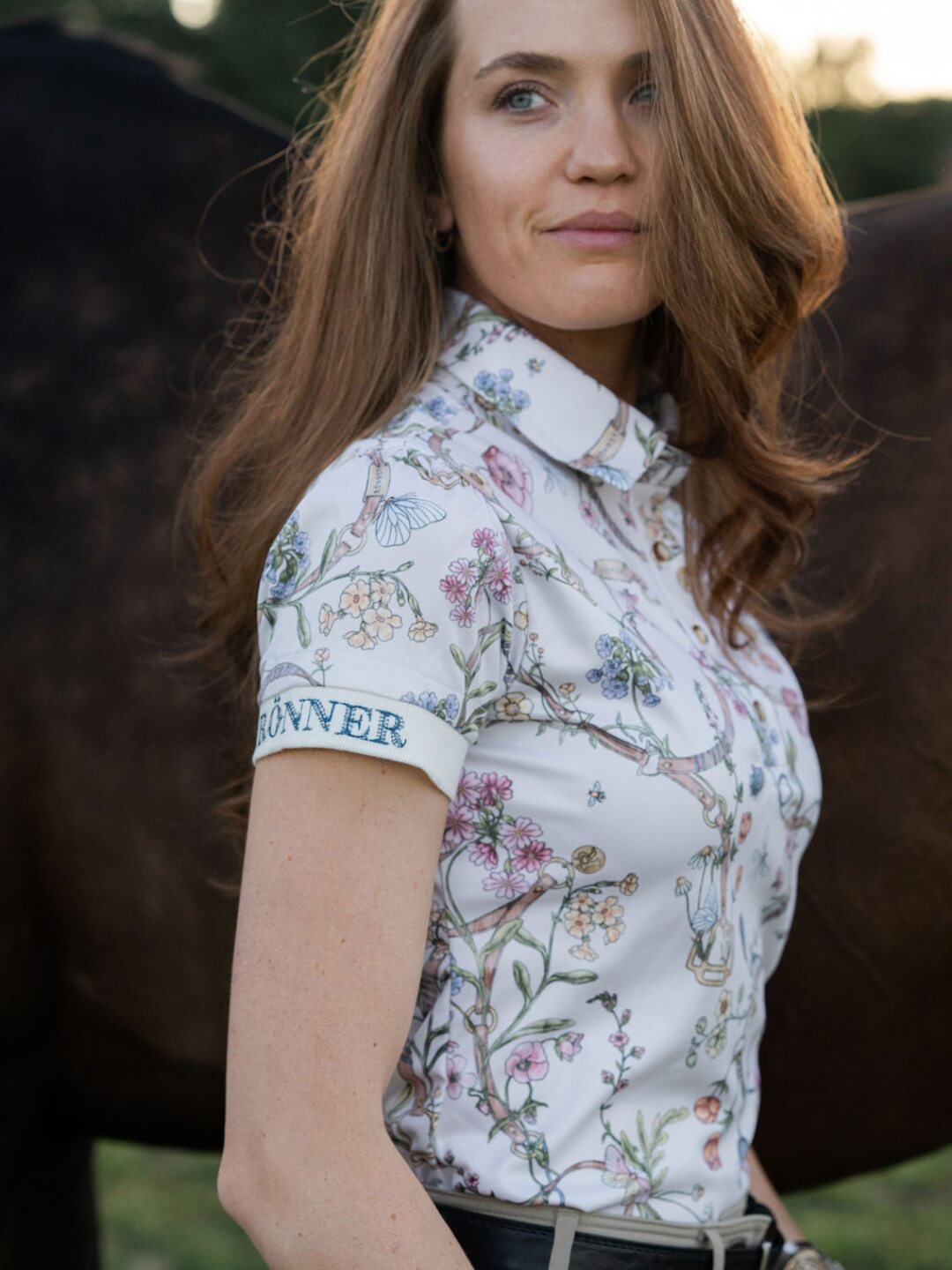 Rönner | Herbaria Equestrian Polo-Shirt | Long Sleeve | Cream