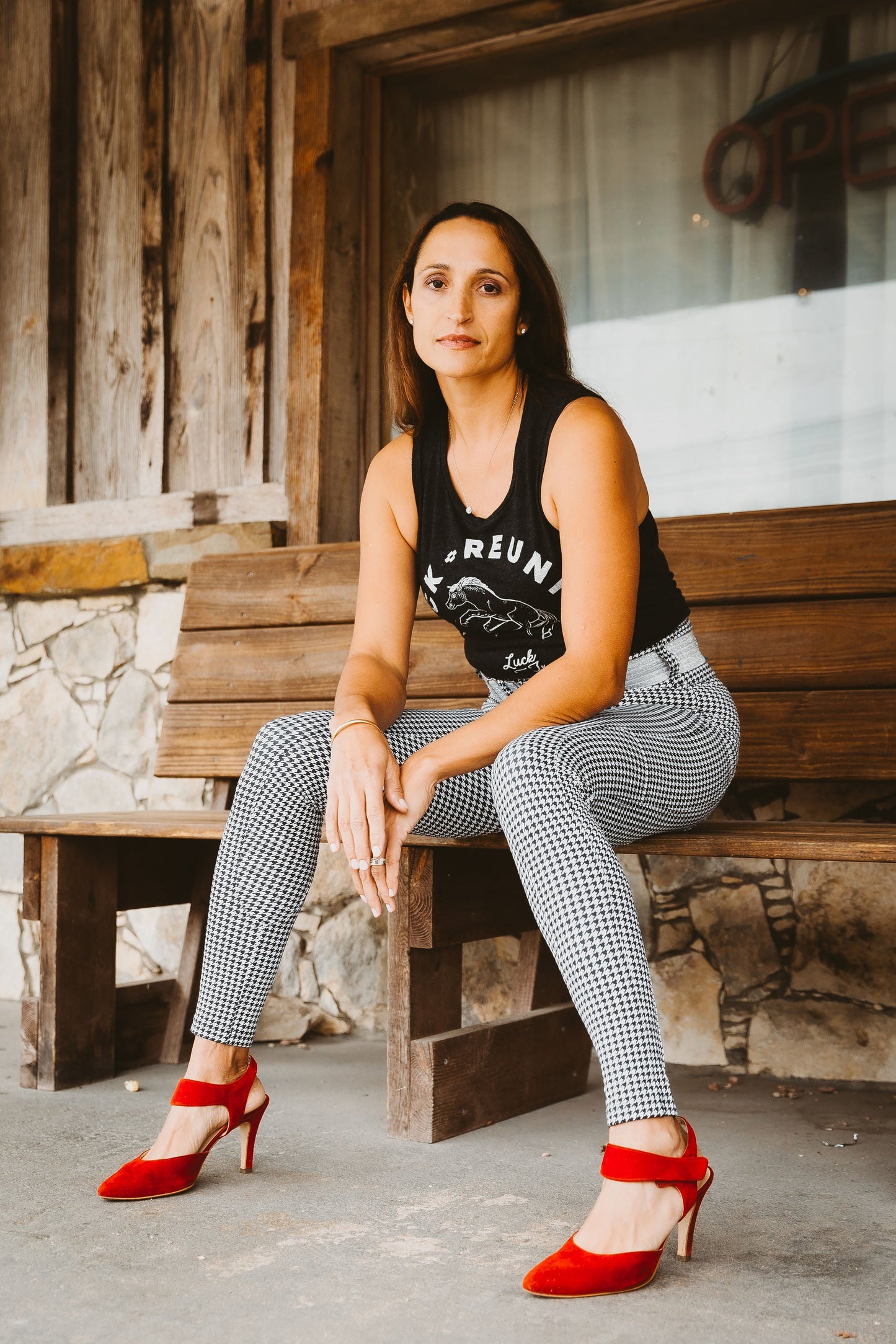 Canter Culture - Athletic Breech - Houndstooth