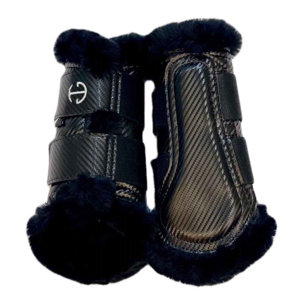 Halter Ego - Carbon Tech Collection Brushing Boots - Black