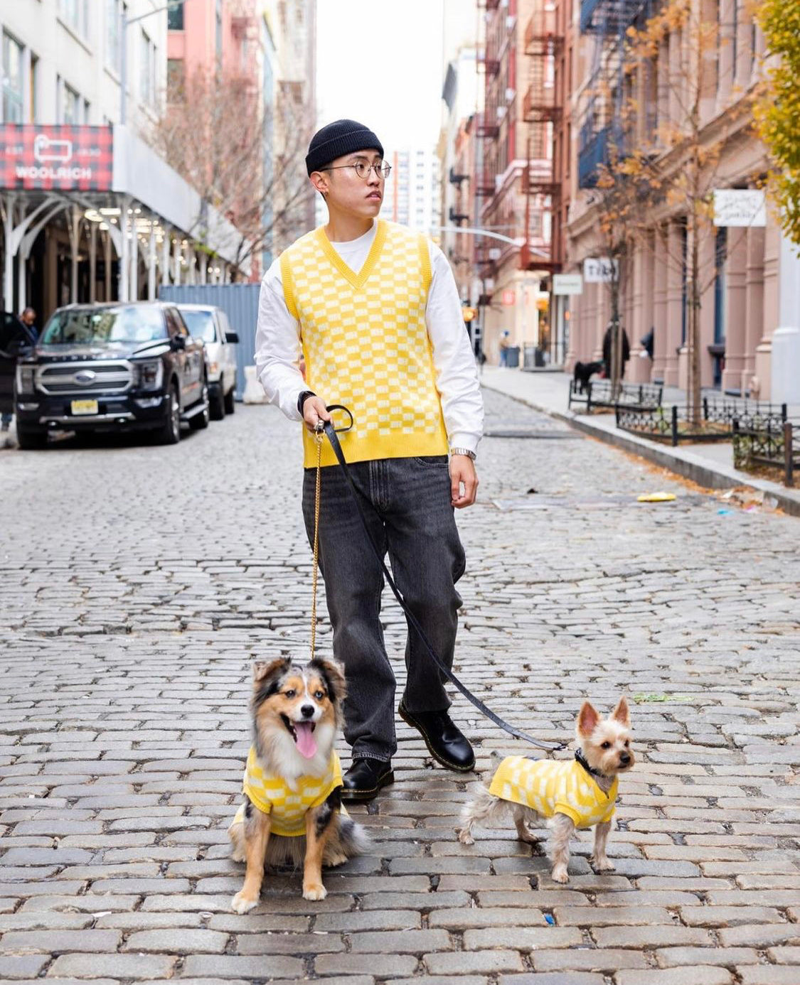 BESPOKE PAWS - BP X BH Check Sweater vest