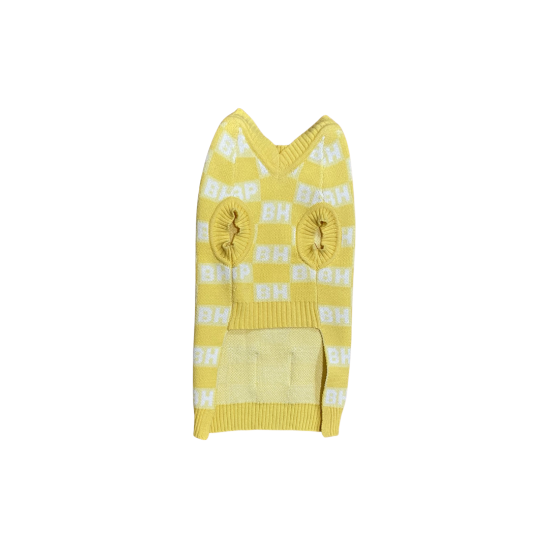 BESPOKE PAWS - BP X BH Check Sweater vest