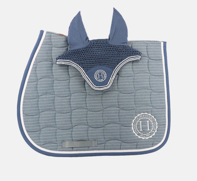 Harcour - Surf CSO Saddle Pad & Fleek Fly Bonnet Set