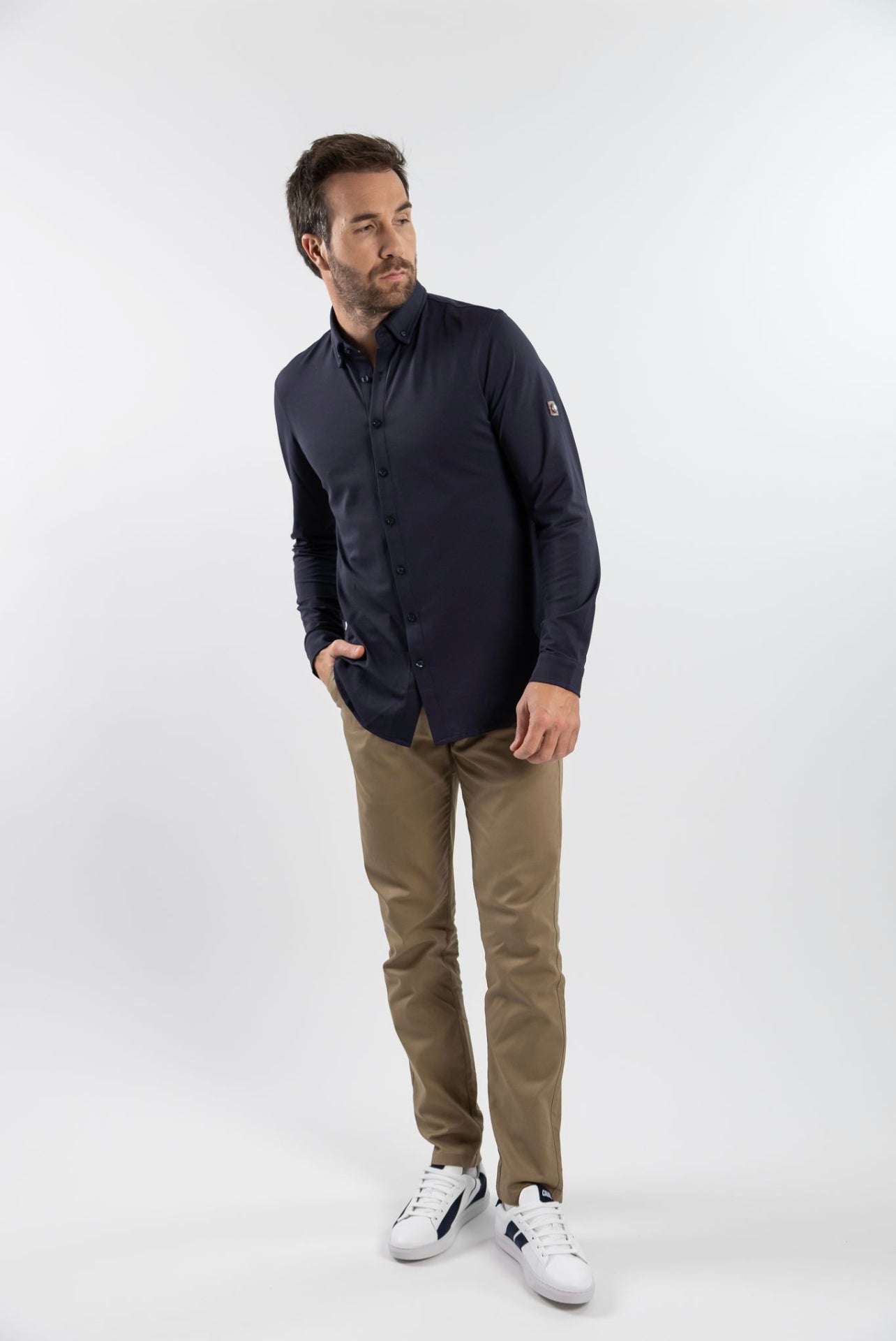 Harcour USA - Shy Men's Long Sleeve Competition Shirt