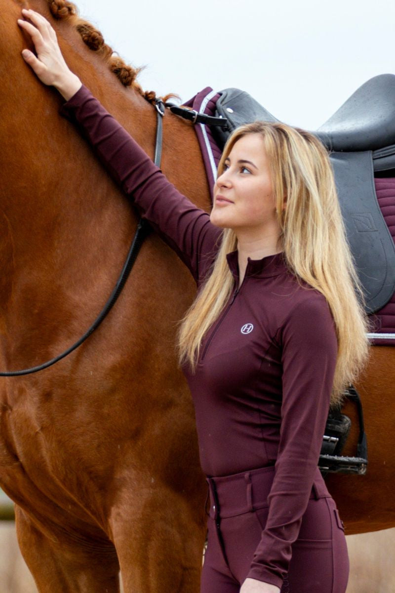 Harcour USA - Tess - Long Sleeve Technical Riding Polo