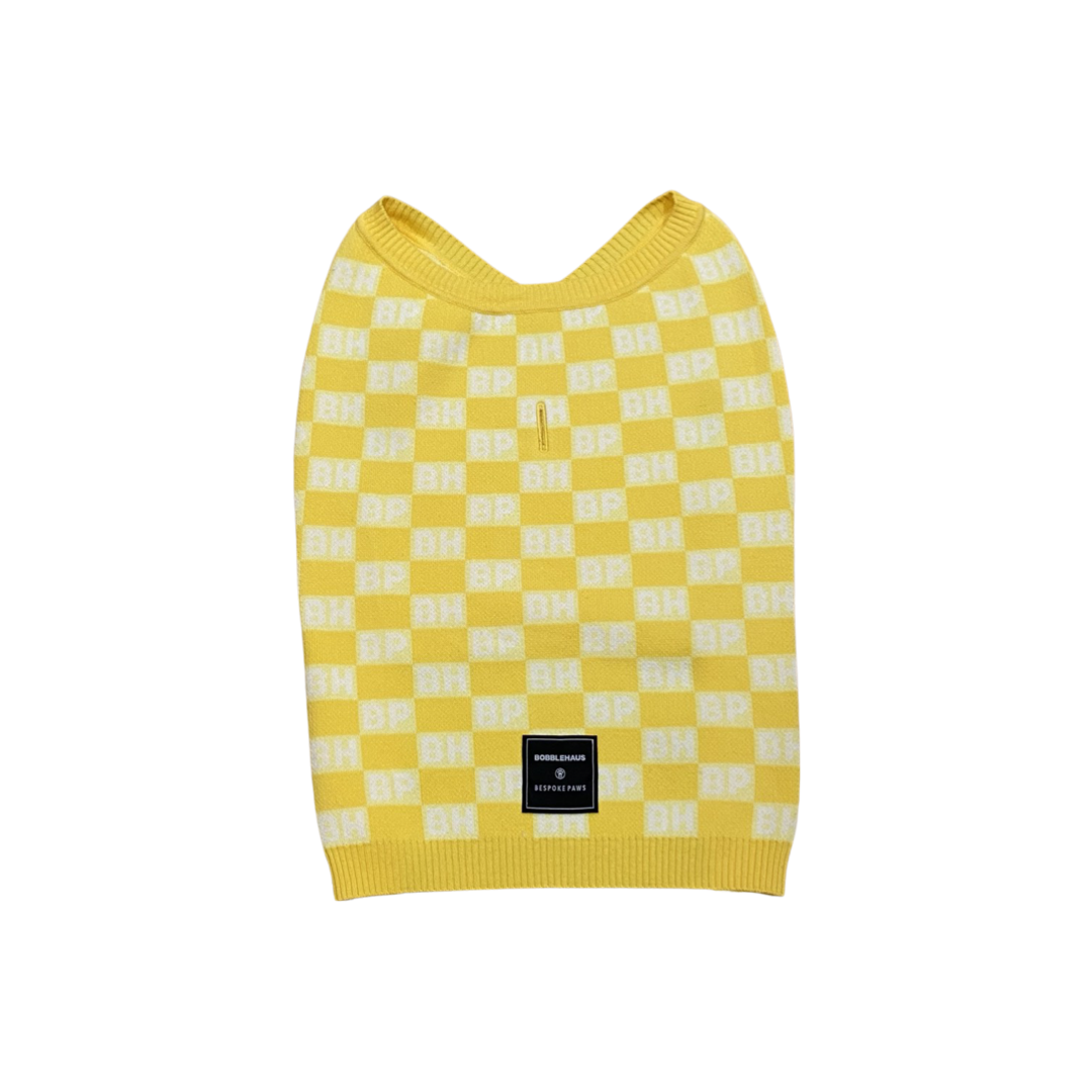 BESPOKE PAWS - BP X BH Check Sweater vest