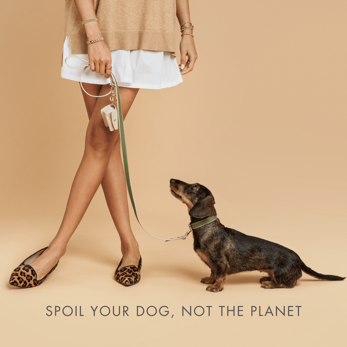 Nina Woof Leash 4ft - Vegan Leather - Copenhagen