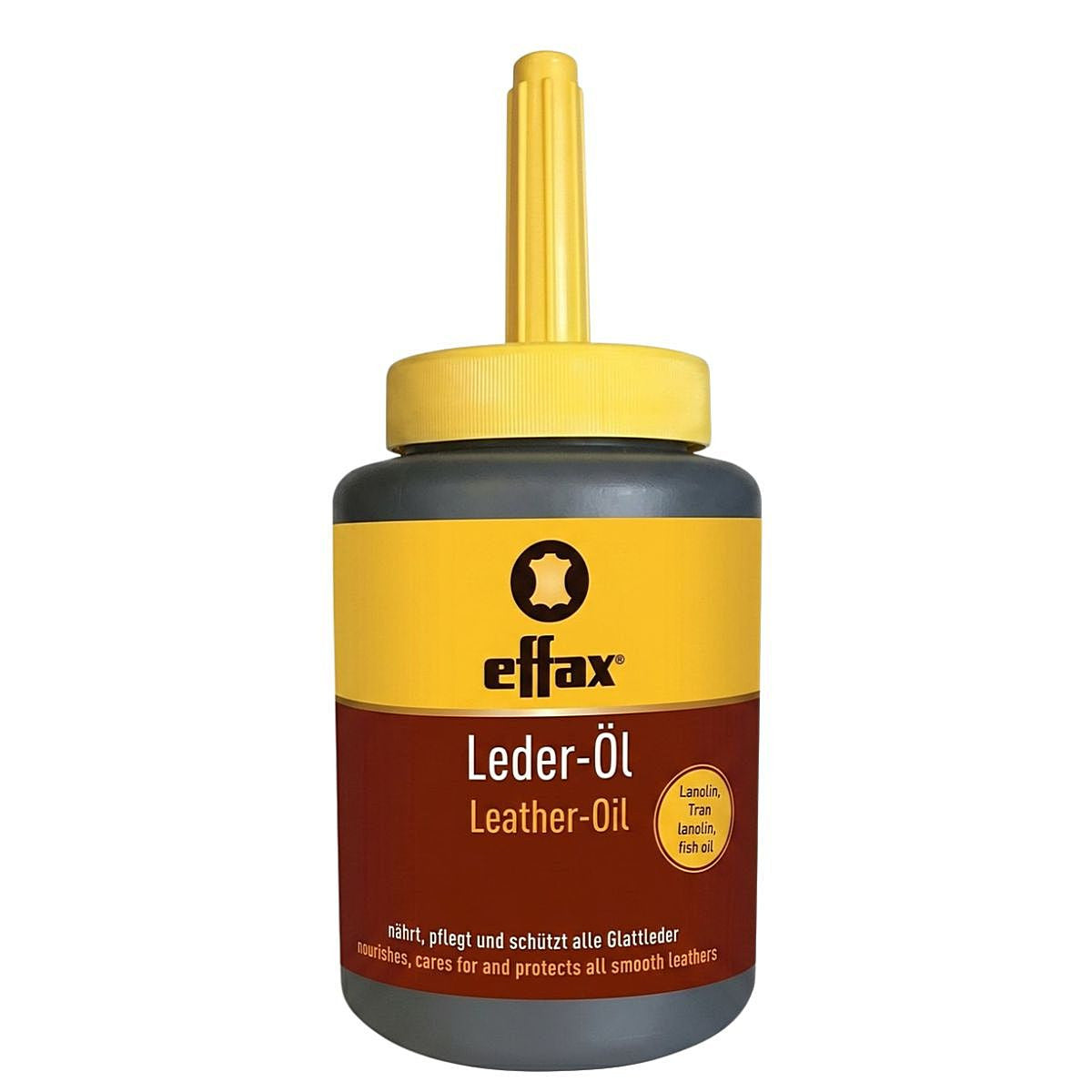 Effax Leather Oil, w/ Applicator Brush - 16 fl oz.
