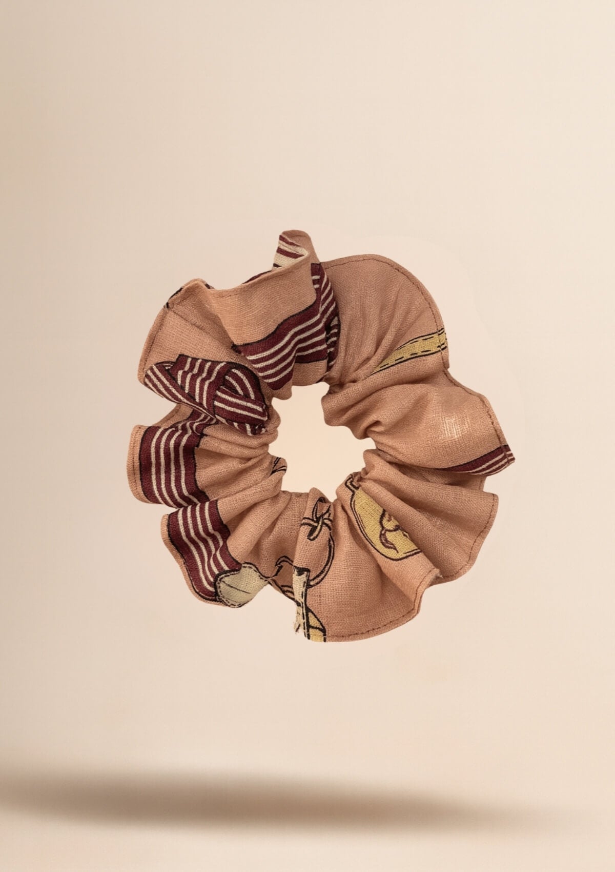 Rönner |  Linen Hair Scrunchie | Jubilea Print