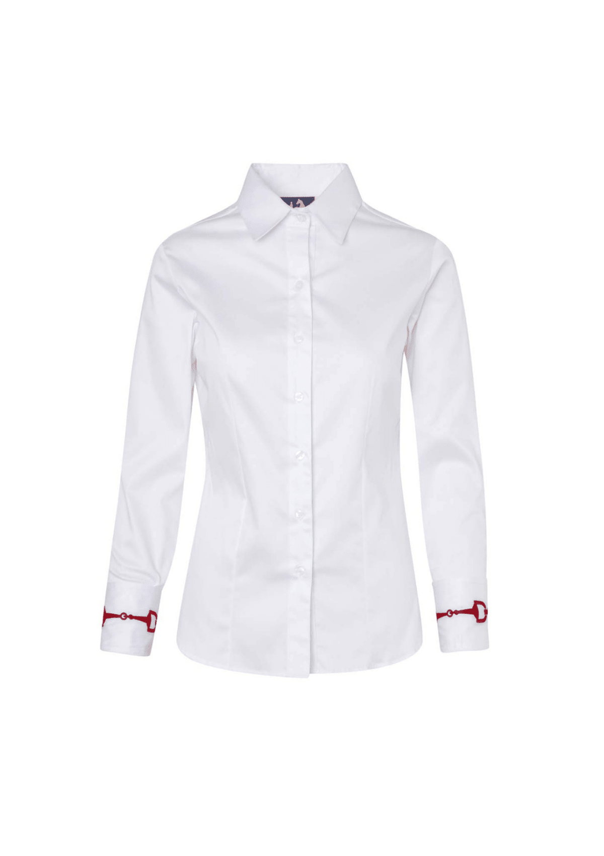 Rönner | Margarita Cotton Shirt | Embroidered Sleeves | White