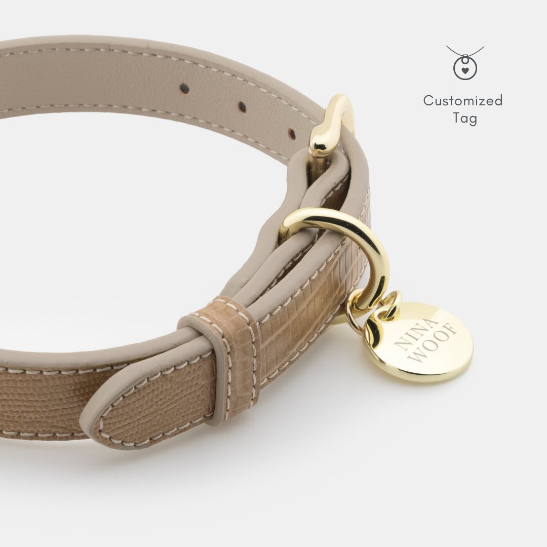 Nina Woof Collar - Vegan Leather - Milan