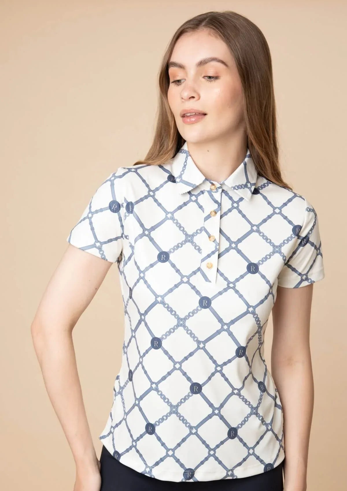 Rönner | Mulberry Polo-Shirt | Short Sleeve | Beltina Print