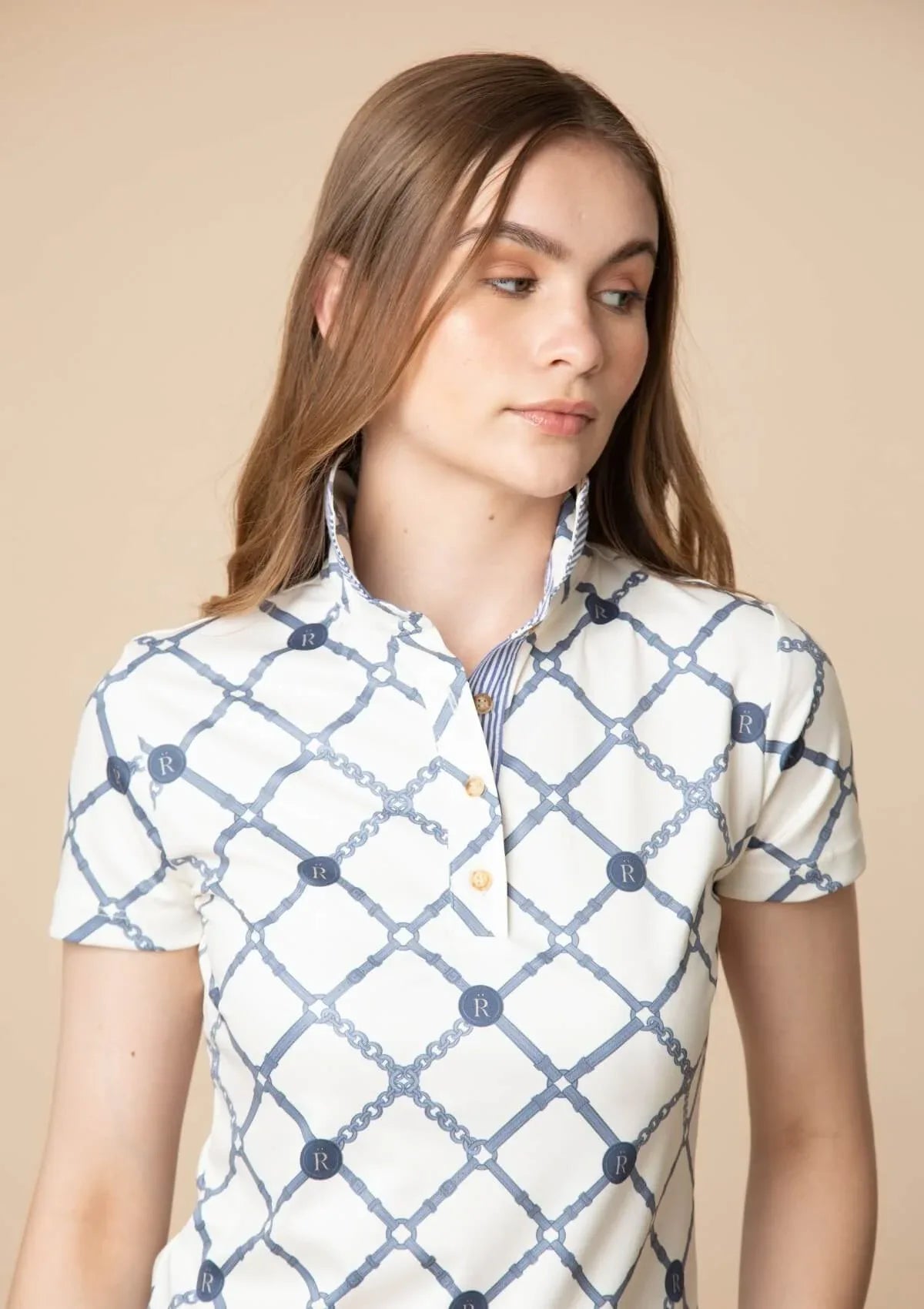 Rönner | Mulberry Polo-Shirt | Short Sleeve | Beltina Print