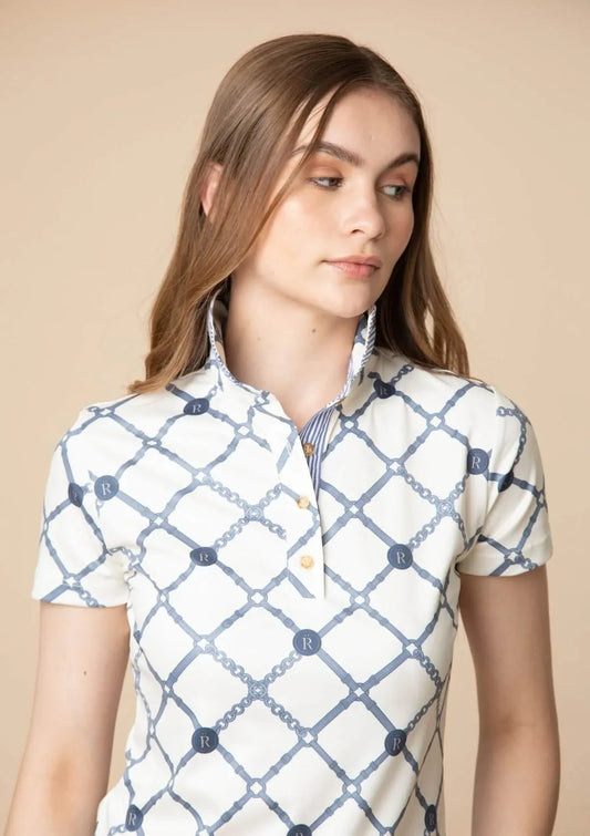 Rönner | Mulberry Polo-Shirt | Short Sleeve | Beltina Print