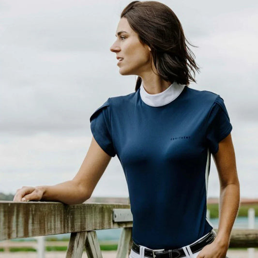 EQUITHÈME Ocala Show Polo – Recycled Comfort, Feminine Fit