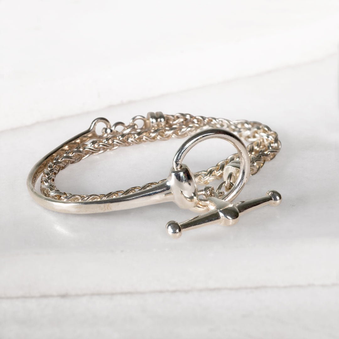 Urban Equestrian - Odeza - Equestrian Horse Bit Earring in Sterling Silver