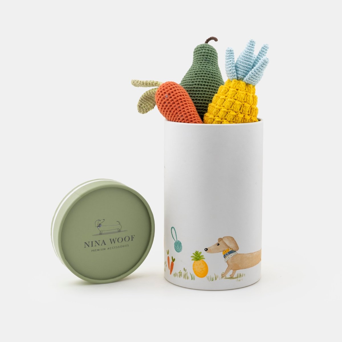Nina Woof - Organic Veggie Toys Bundle