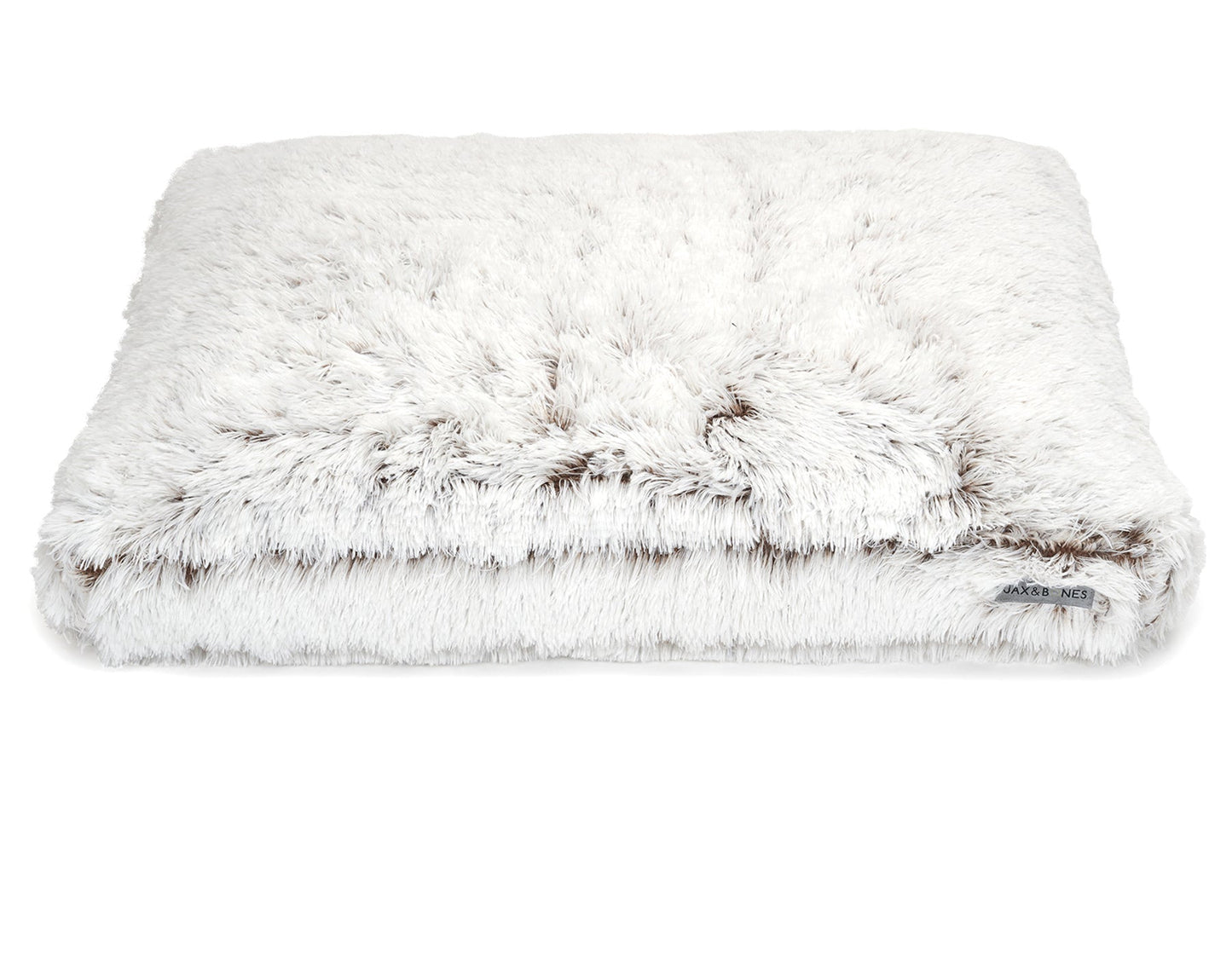 Jax & Bones - Arctic Shag Rectangular Faux Fur Dog Pillow Bed