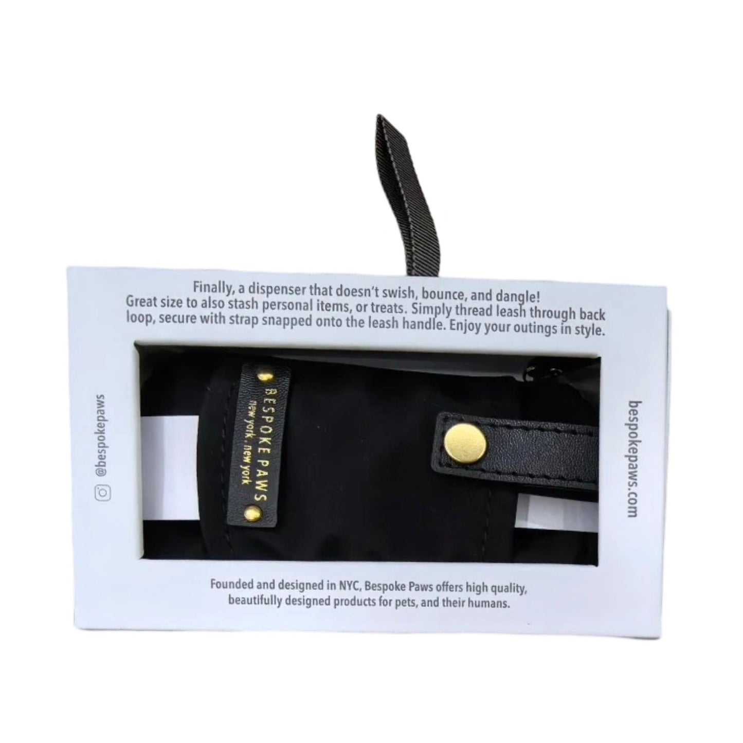 BESPOKE PAWS - Pawsh Pouch—The Dangle-Free Waste Bag Dispenser