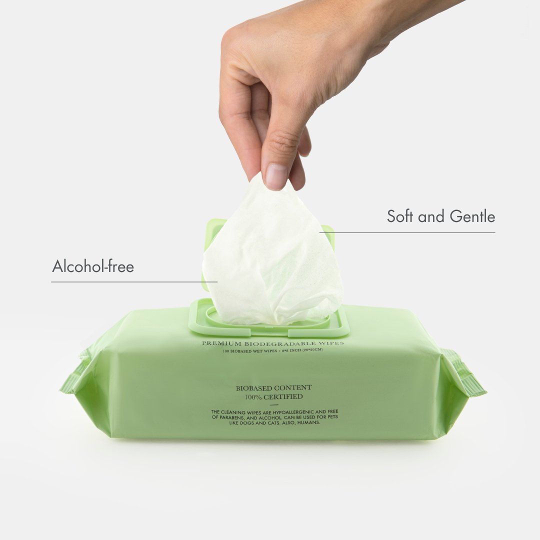 Nina Woof - Premium Wipes - Biodegradable and Plant-Based