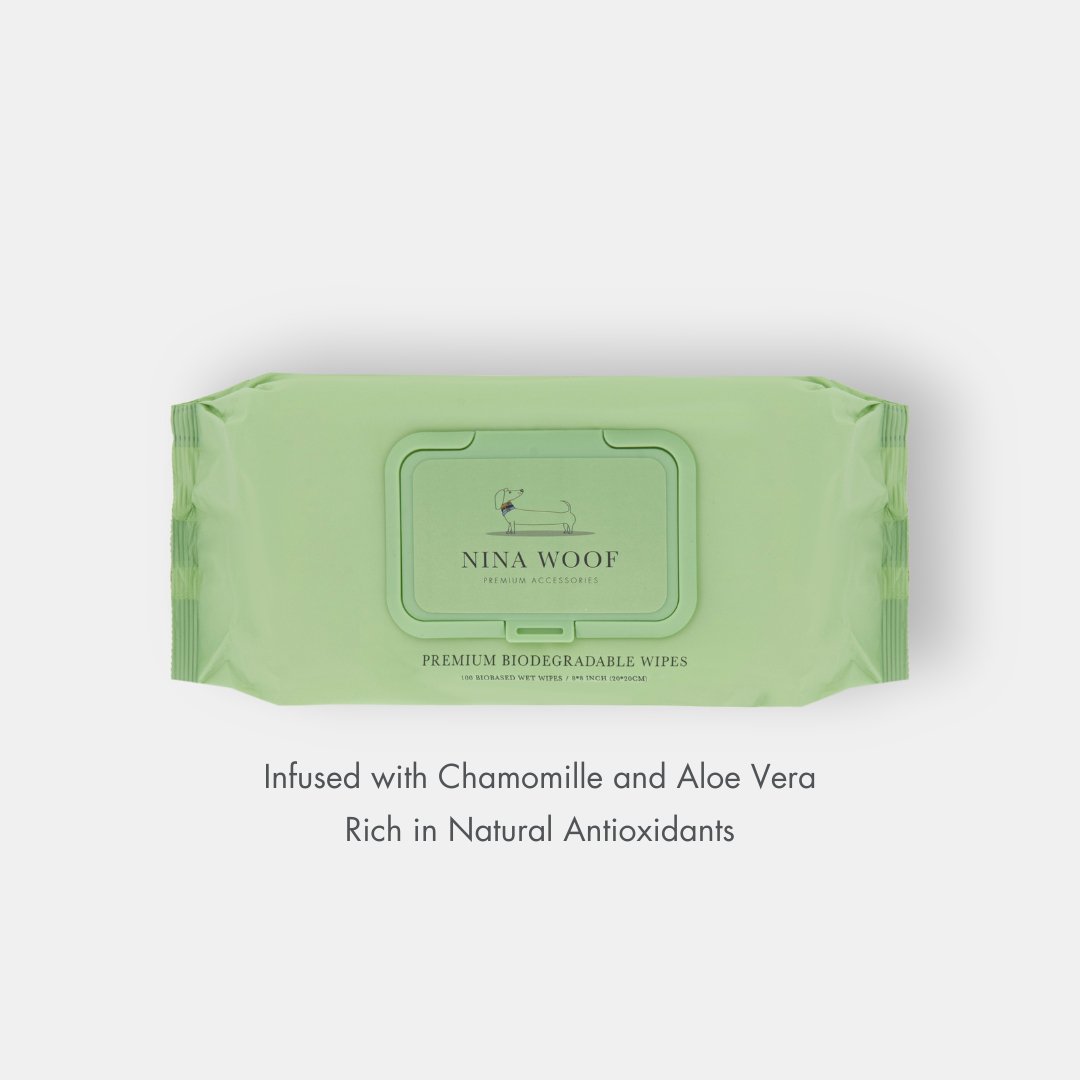 Nina Woof - Premium Wipes - Biodegradable and Plant-Based