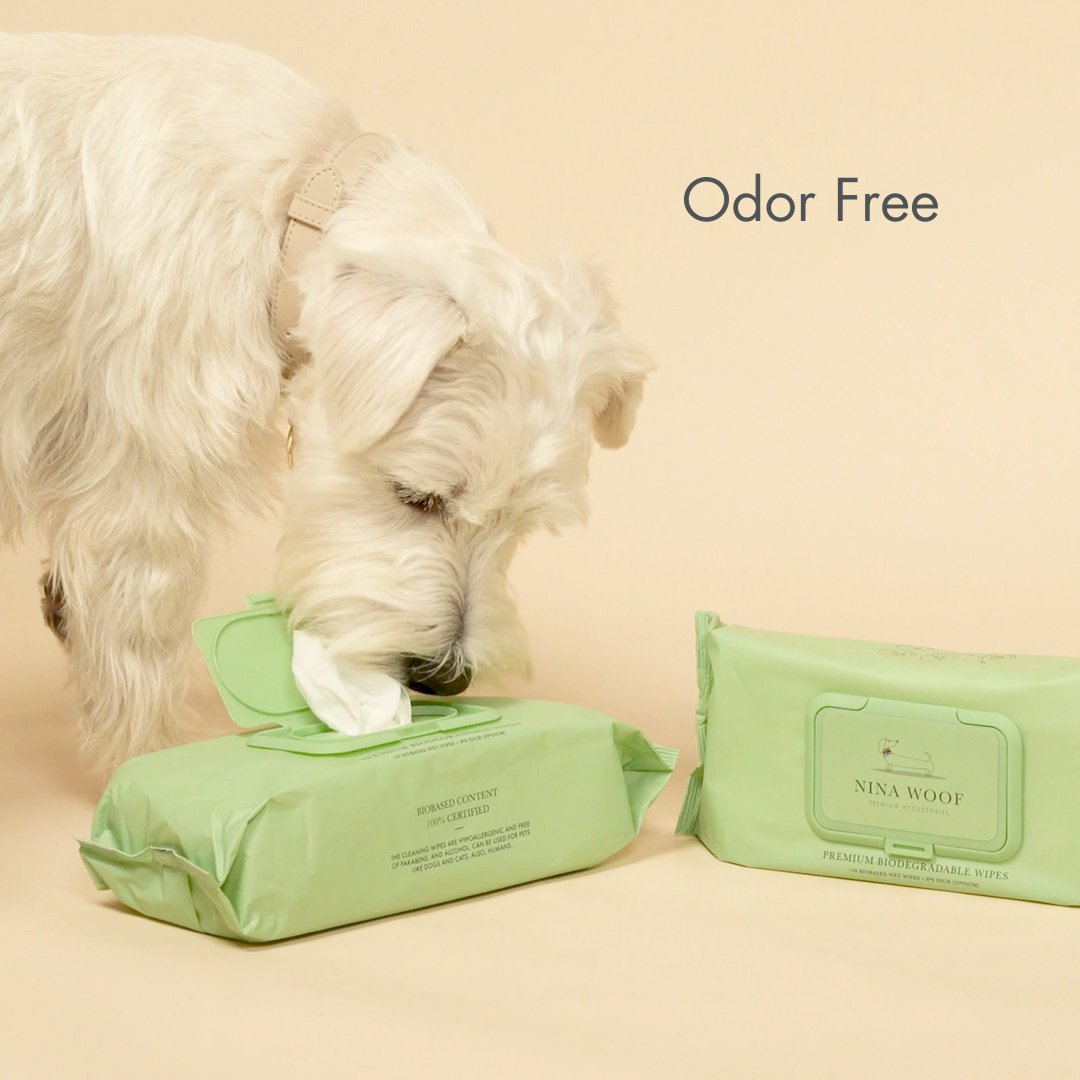 Nina Woof - Premium Wipes - Biodegradable and Plant-Based
