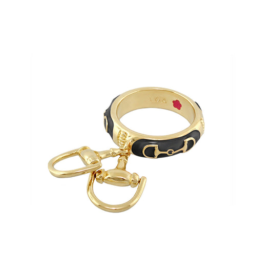Lauren G Adams - Equestrian Stirrup Ring - Bit