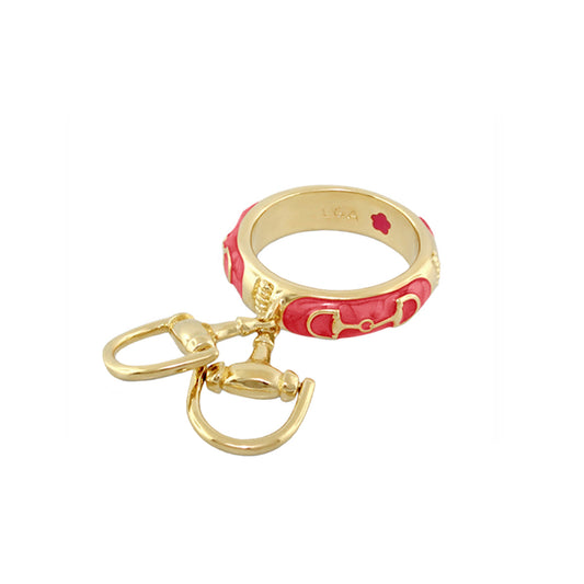 Lauren G Adams - Equestrian Stirrup Ring - Bit