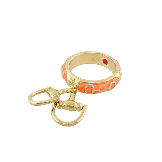 Lauren G Adams - Equestrian Stirrup Ring - Bit