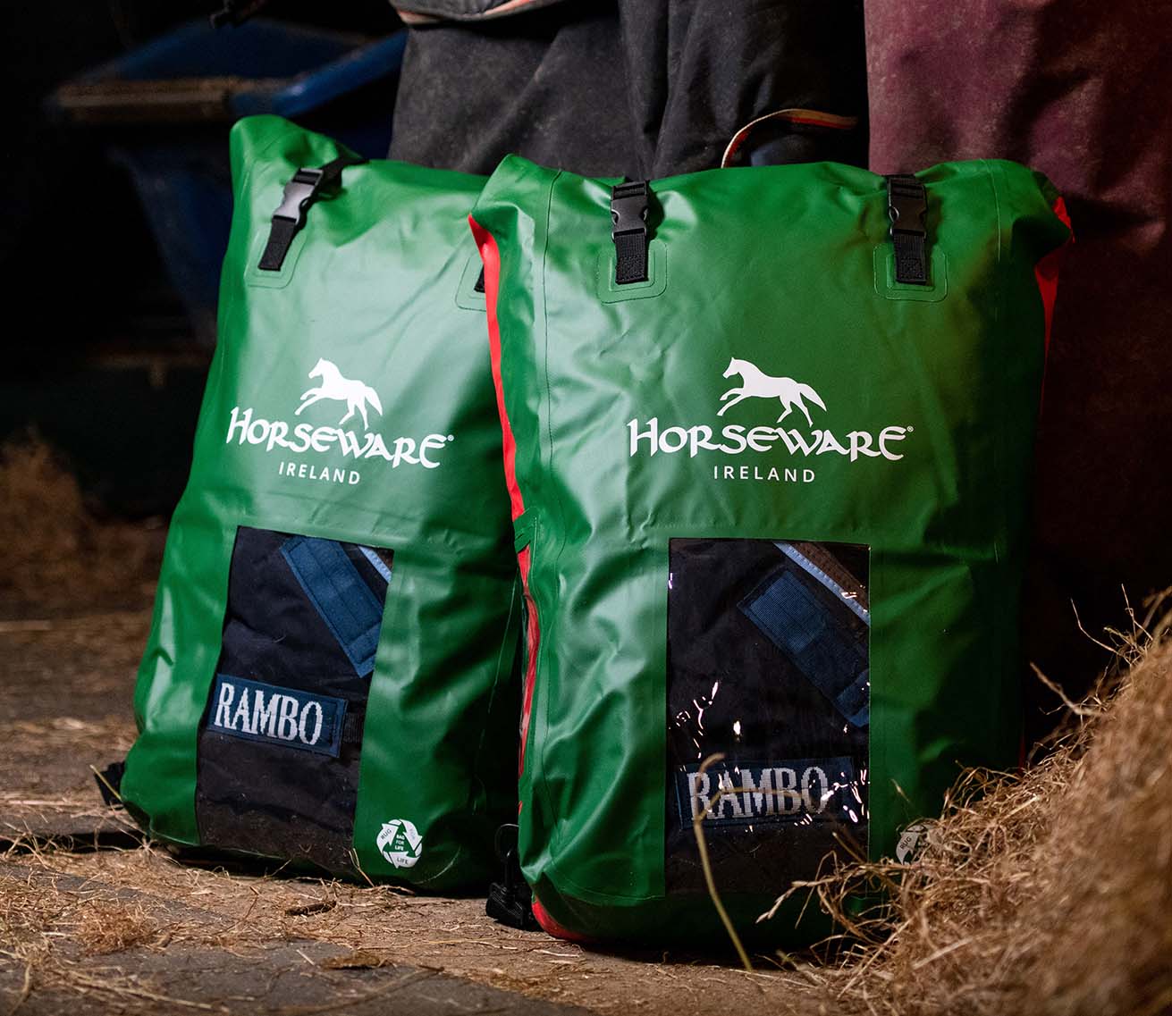Rambo Duo Horse Turnout Blanket with Bag for Life, 1000D, Removable Liner