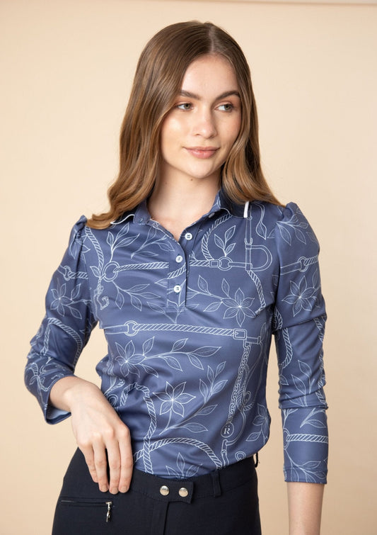 Rönner | Regatta Polo-Shirt Long Sleeve Ropes Print