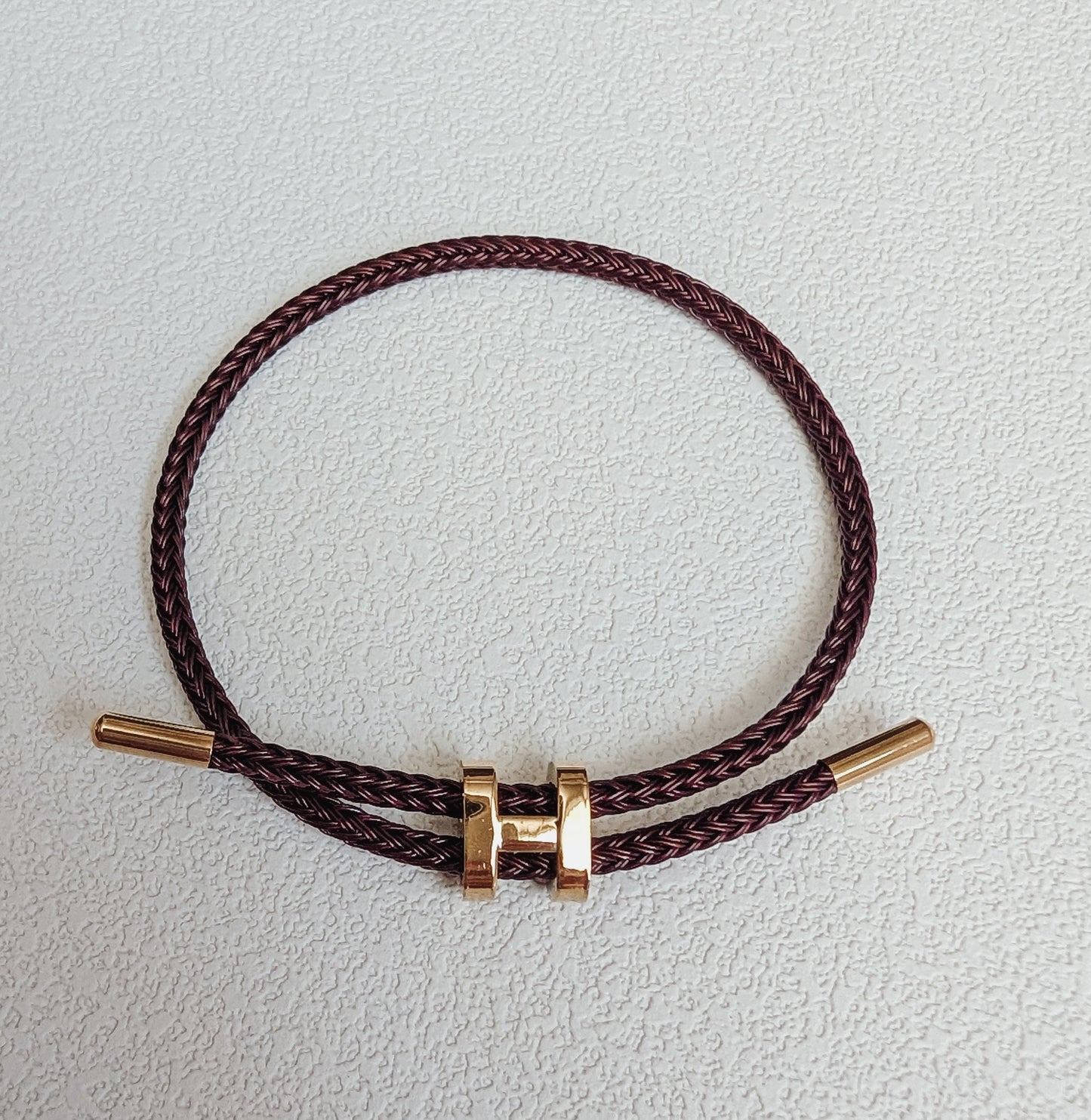 The Proper Fox - Brown H Bracelet