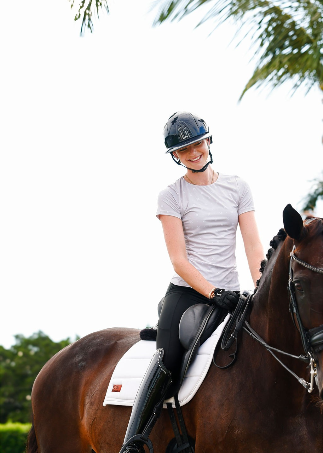 The Proper Fox - Soft White Dressage Pad