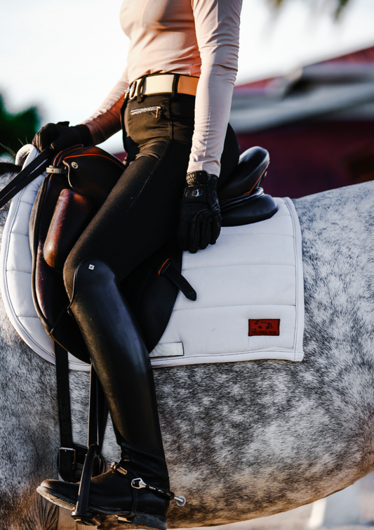 The Proper Fox - Soft White Dressage Pad