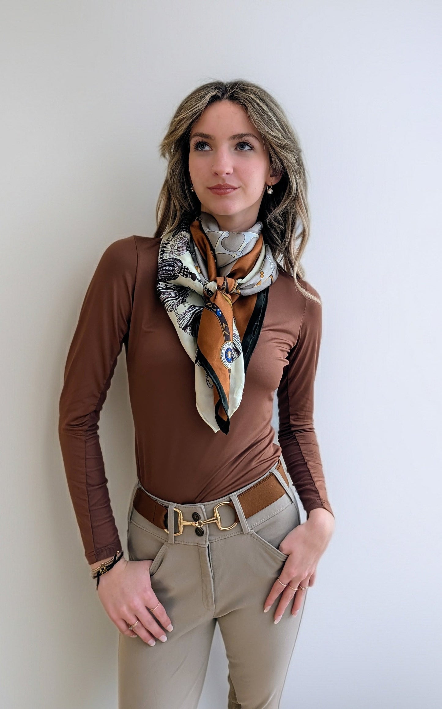 The Proper Fox - Bits & Reins Silk Scarf