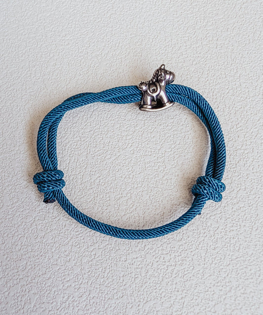 The Proper Fox - Blue Pony Charm Bracelet