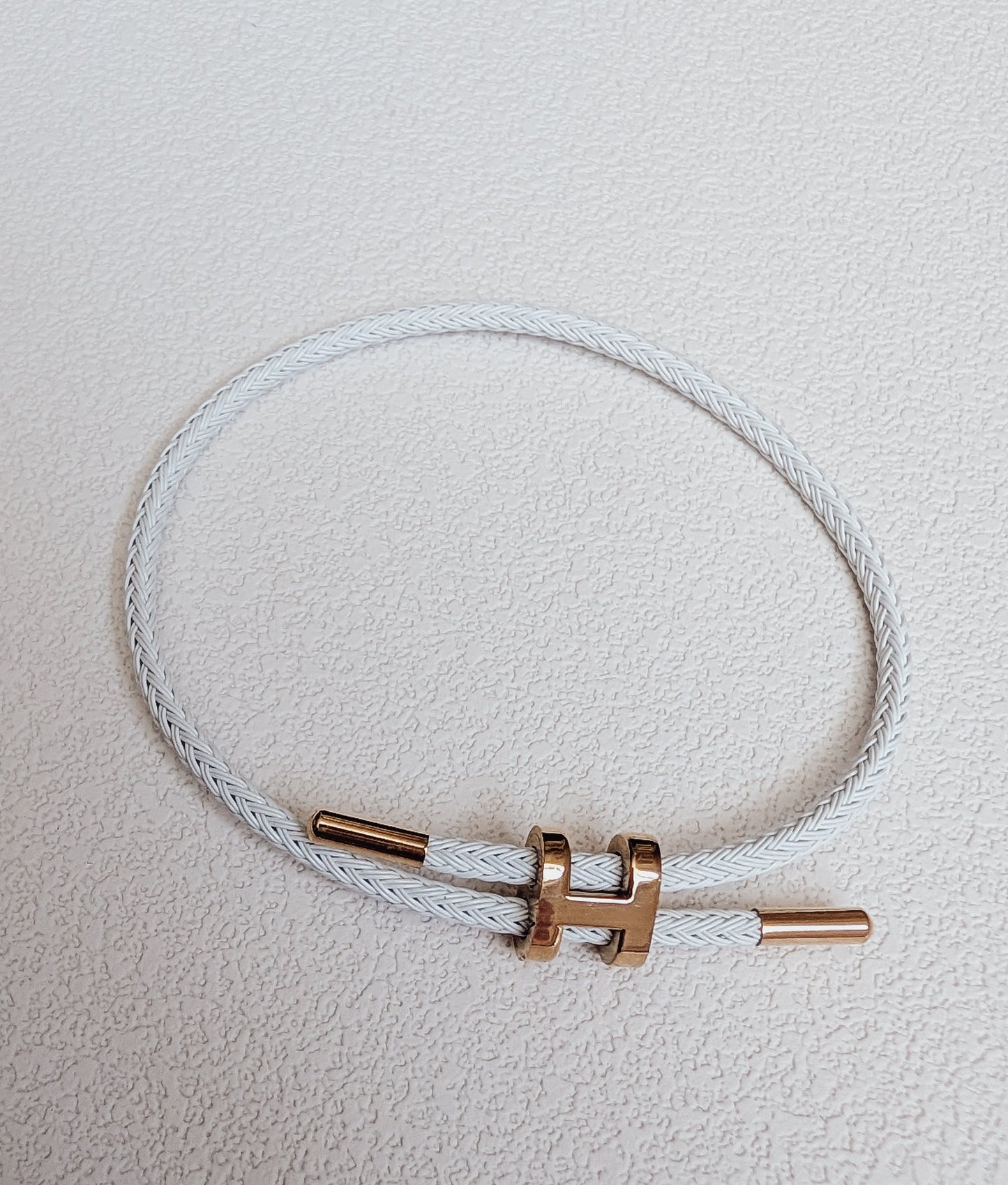 The Proper Fox - White H Bracelet