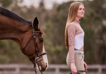 The Proper Fox - Mockneck Colorblock White & Sand