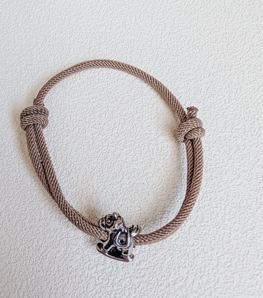 The Proper Fox - Tan Pony Charm Bracelet