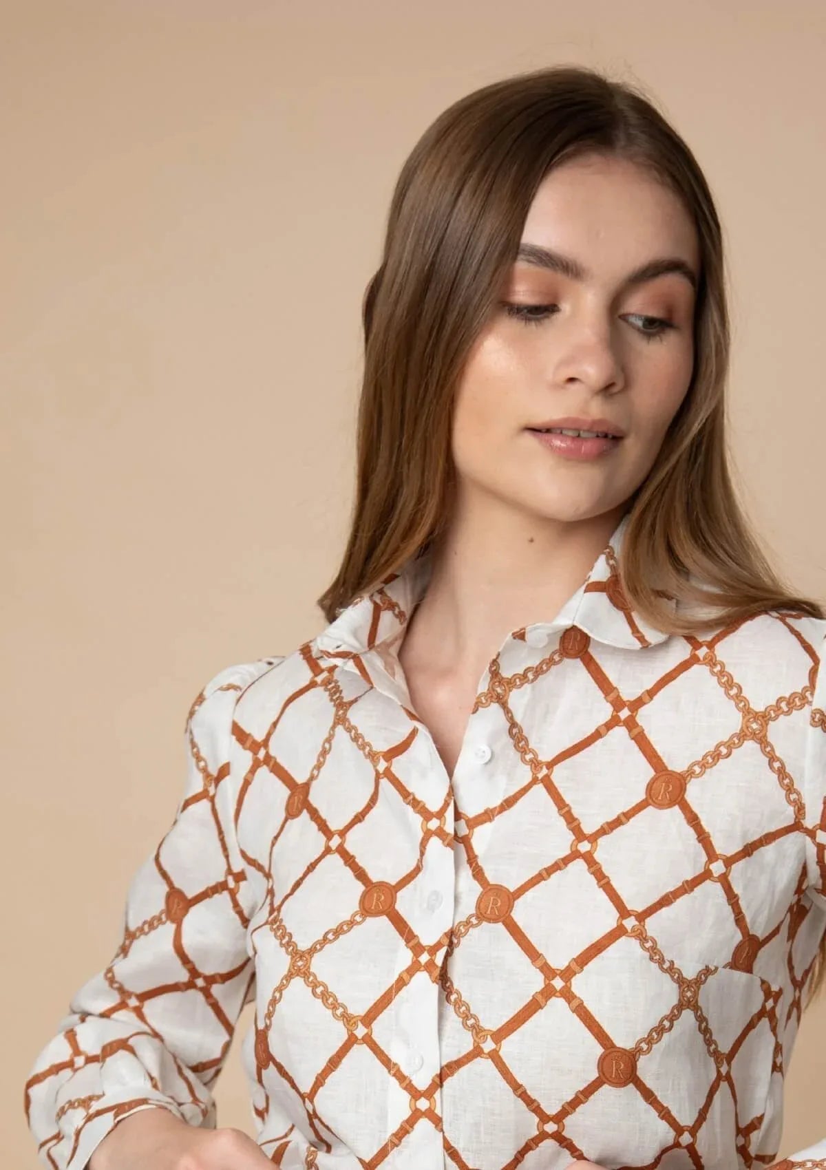 Rönner | Basic Linen Shirt | Beltina Print