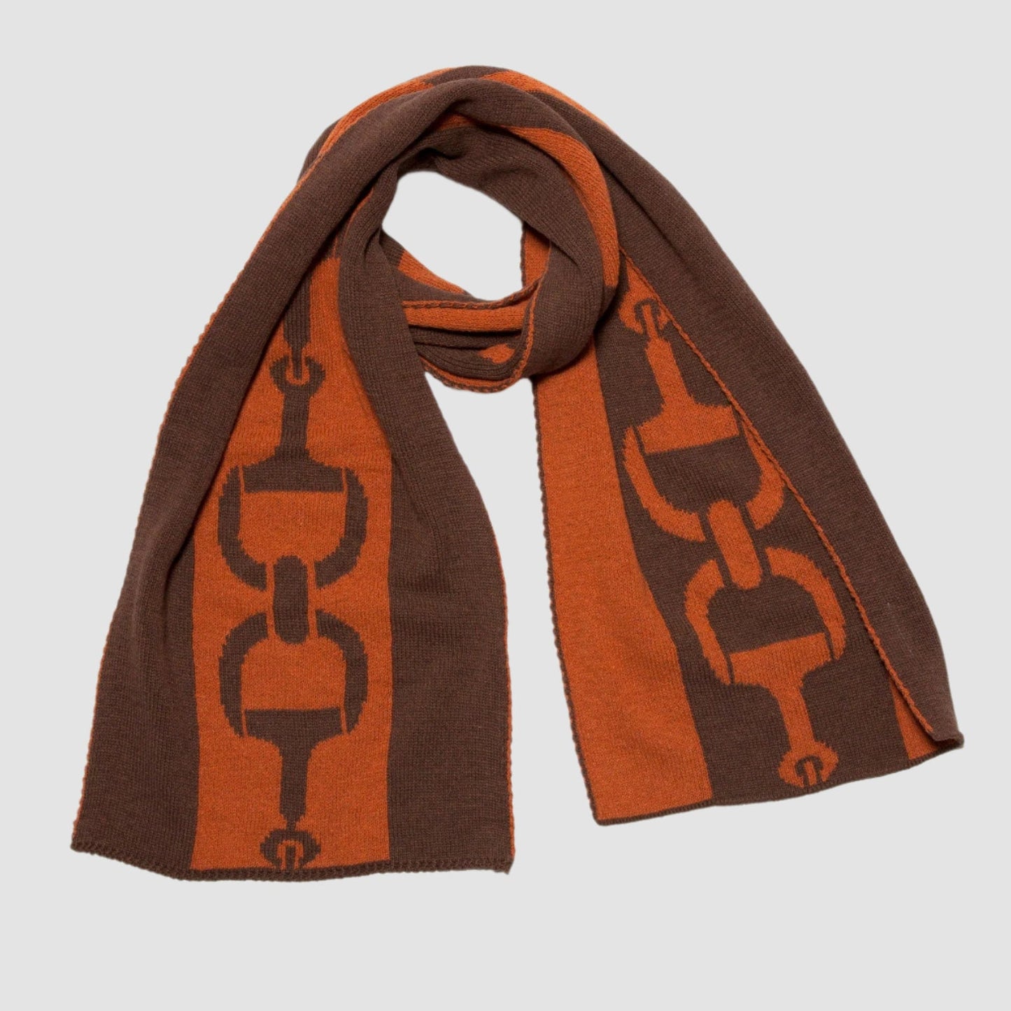 In2Green - Reversible Sustainable Knit Scarf - Snaffle Bit Striped
