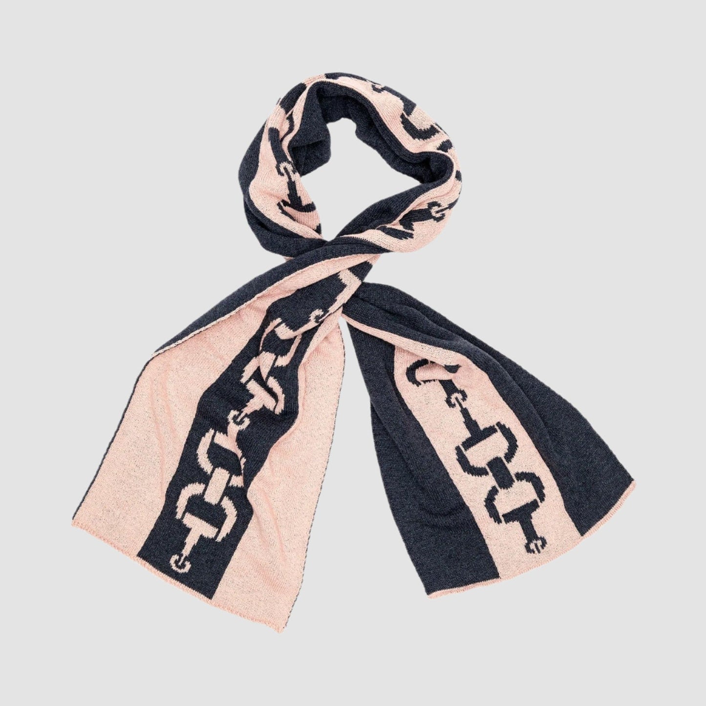 In2Green - Reversible Sustainable Knit Scarf - Snaffle Bit Striped