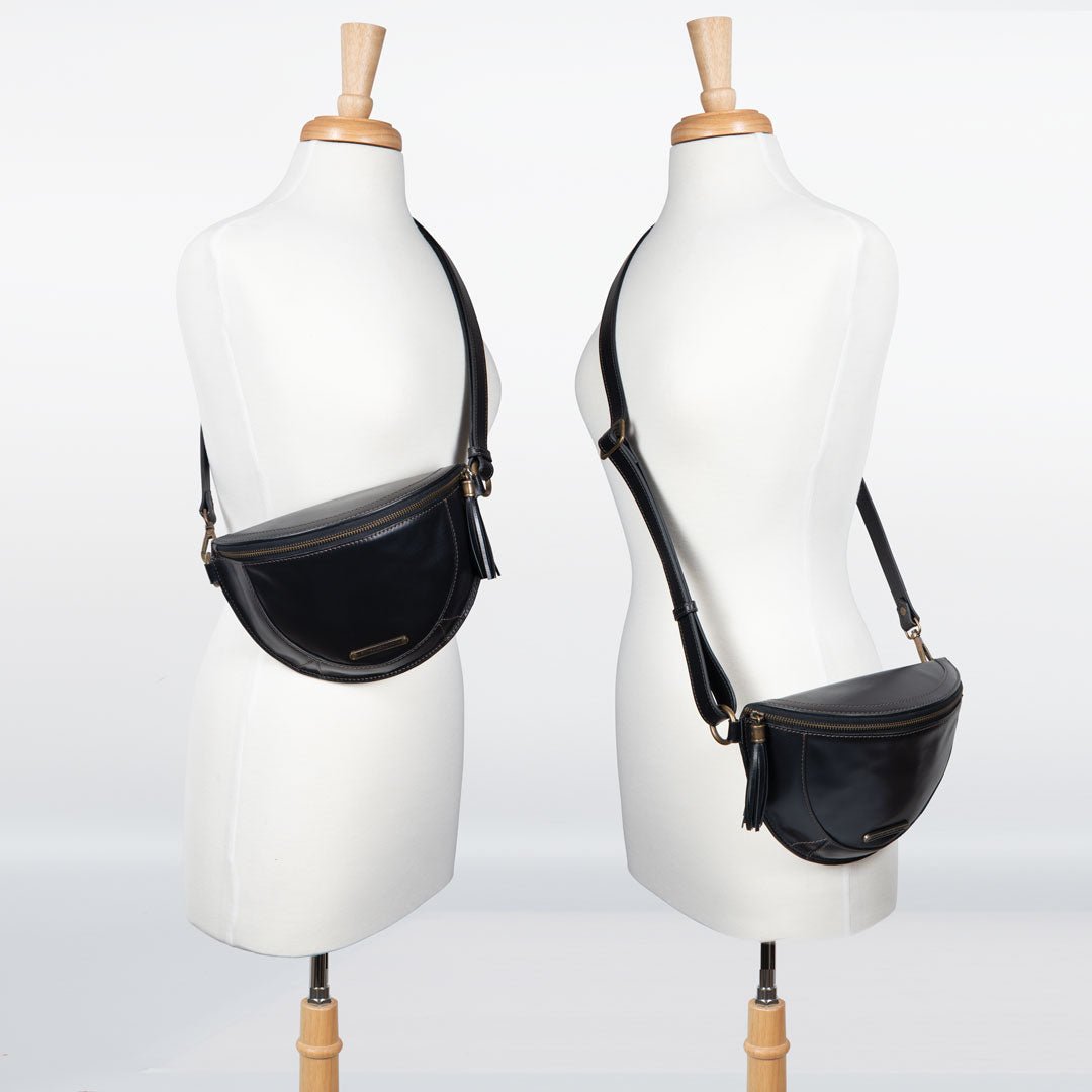 Urban Equestrian - Sonoma Sling Bag in Black