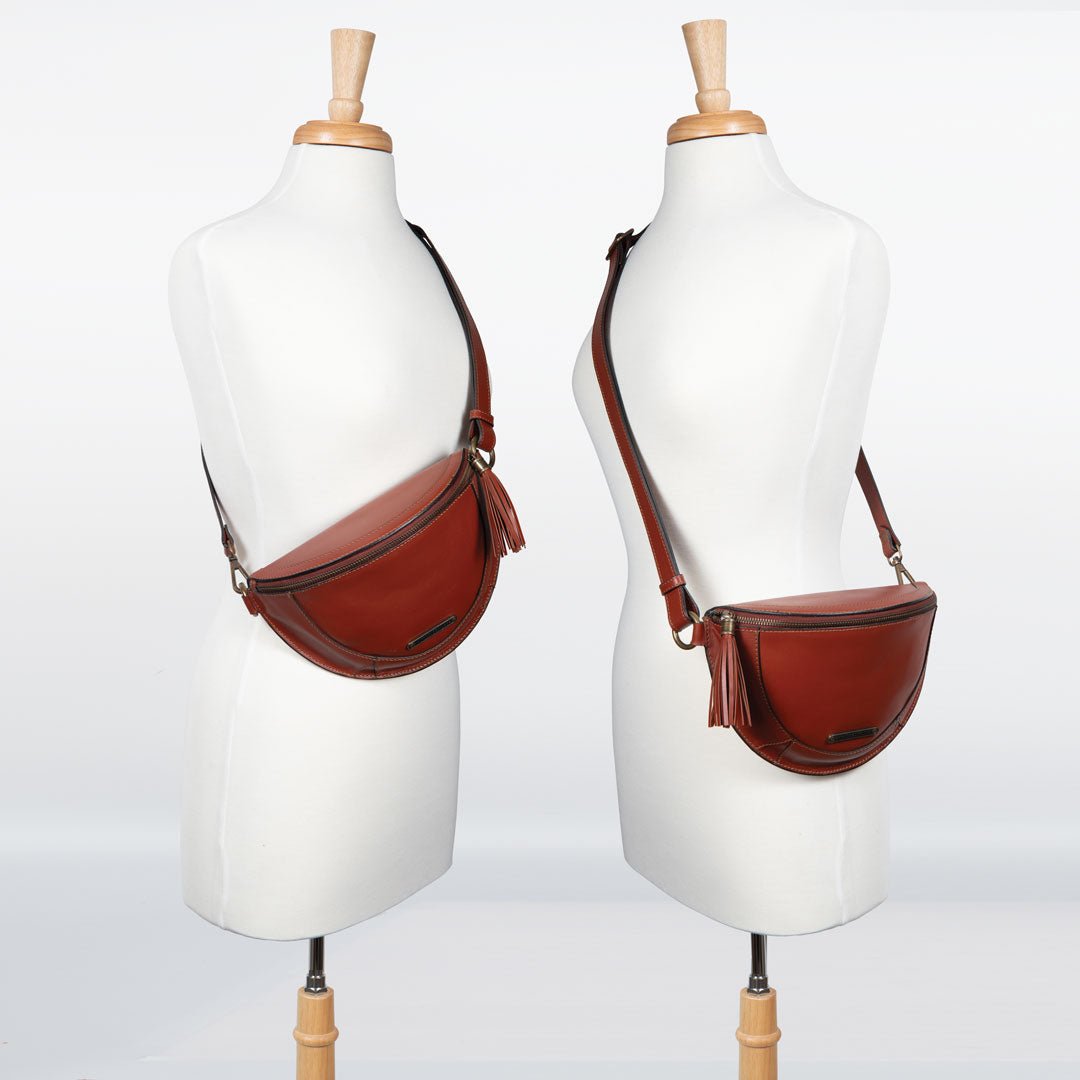 Urban Equestrian - Sonoma Sling Bag in Cognac